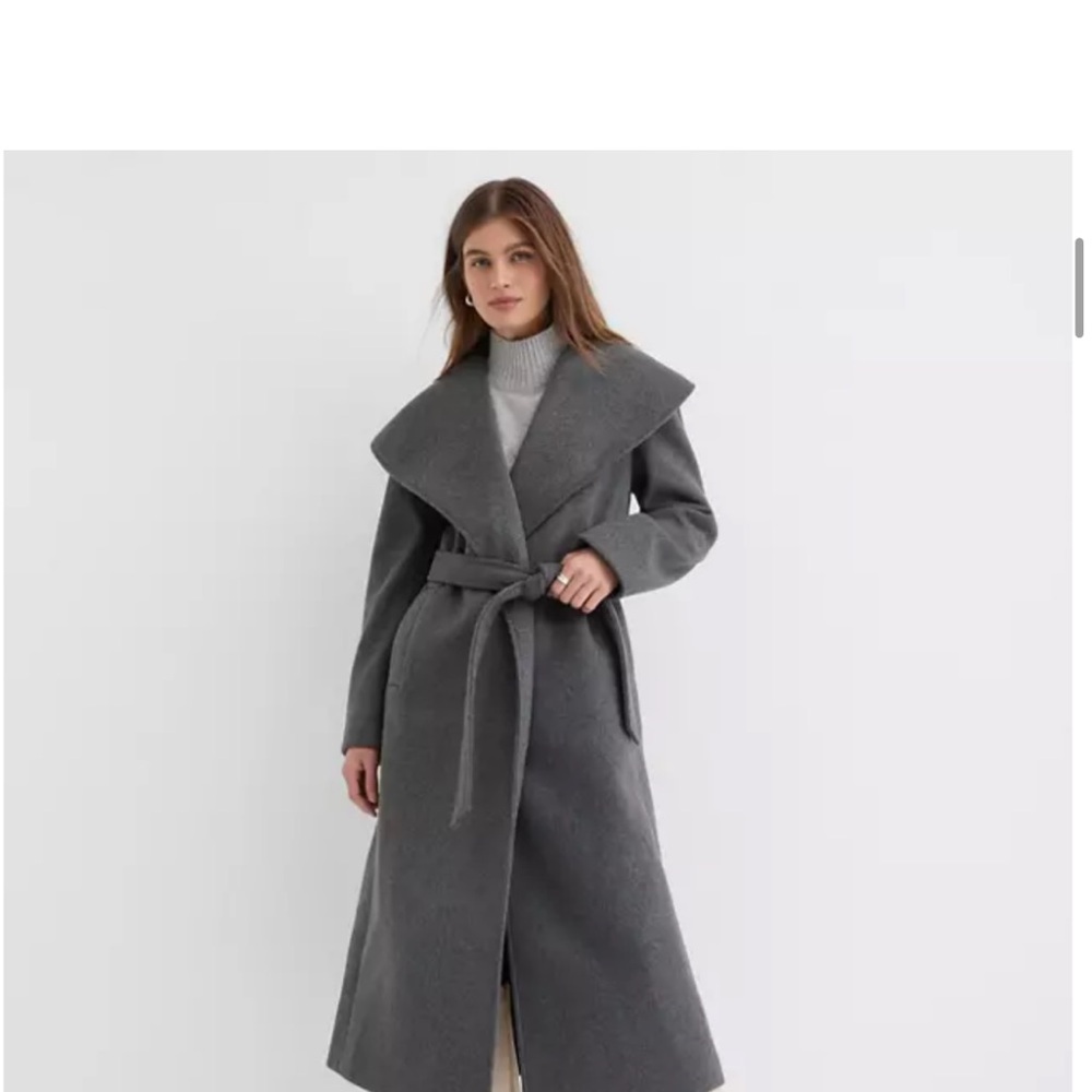 Shawl Collar Belted Coat
